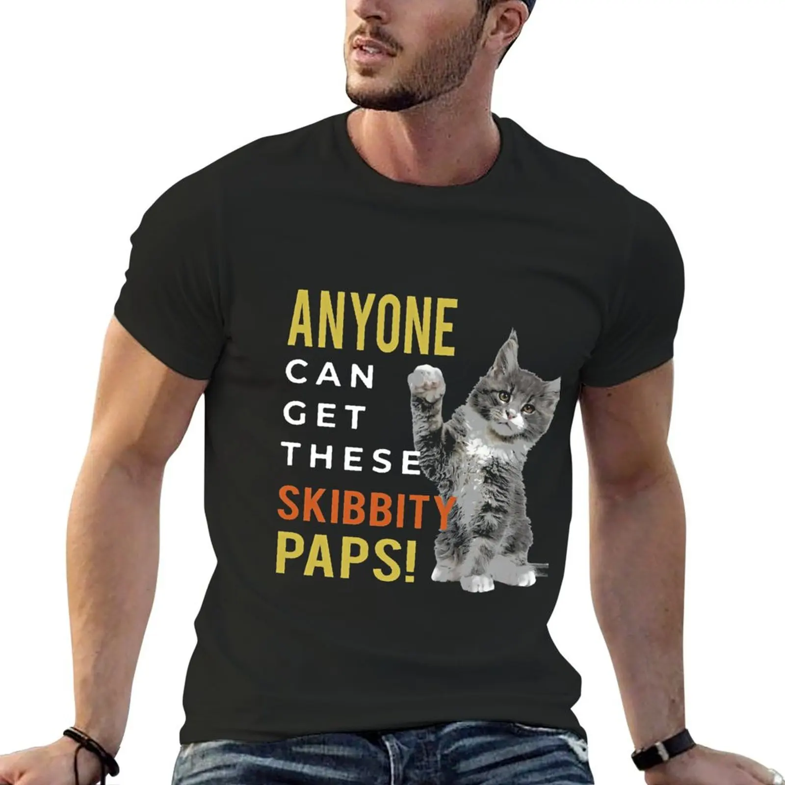 Anyone Can Get These Skibbity Paps Cat Lover T-Shirt sports fans anime stuff new edition men t shirts high quality