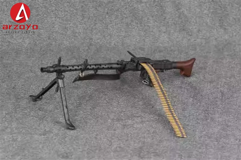ZYTOYS ZY2034 1/6 سلاح الجندي MG34 MG42 سلاح ثابت بندقية نموذج ZY2037 MG بندقية ZY2038 صندوق رصاصة لعب لشخصية 12 بوصة