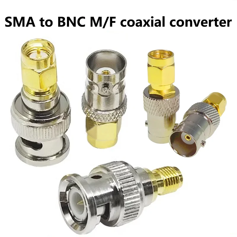 

5/20/100PCS Radio Antenna Connector Adapter RF Coax Converter SMA to BNC M/F M/F Radio Antenna Adapters Kit Coaxial