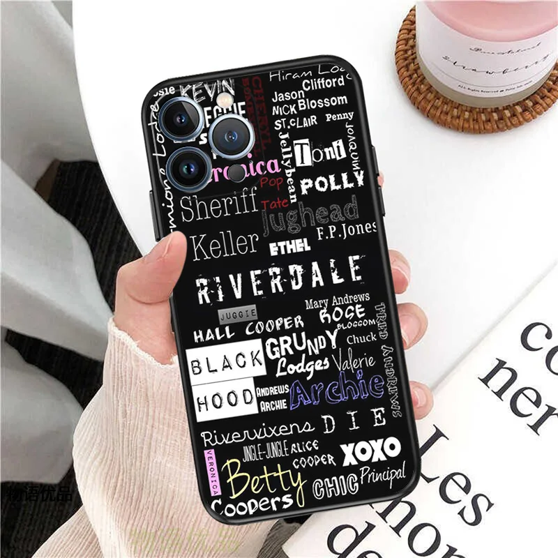 Anti-Drop Soft Phone Case For Apple iphone 13 14 Plus 15 Pro Max 12 11 7 8 6 XS XR SE Riverdale South Side Serpents Matte Cover