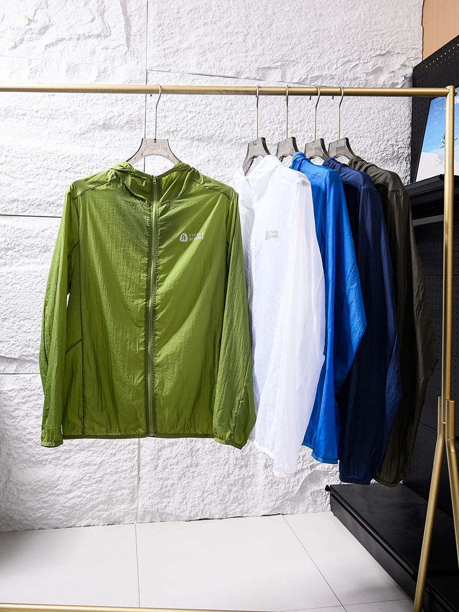 

Легкая мужская повседневная куртка для активного отдыха с защитой от солнца, дышащая, с длинными рукавами, на молнии, с капюшоном и боковыми карманами