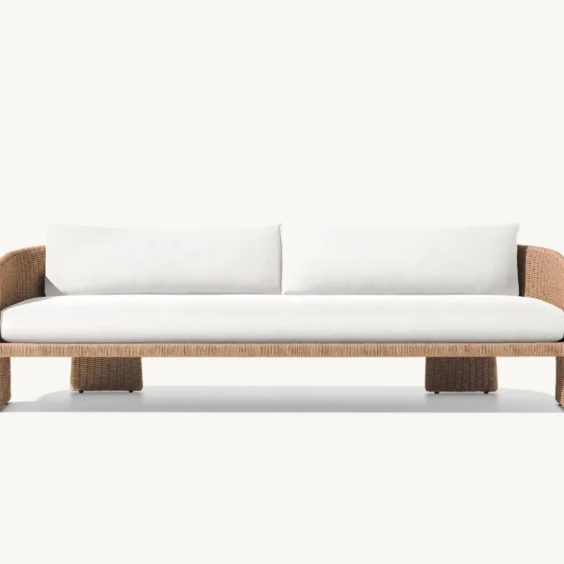 Hot Sale  outdoor sofa garden rattan furniture sofa combination chair