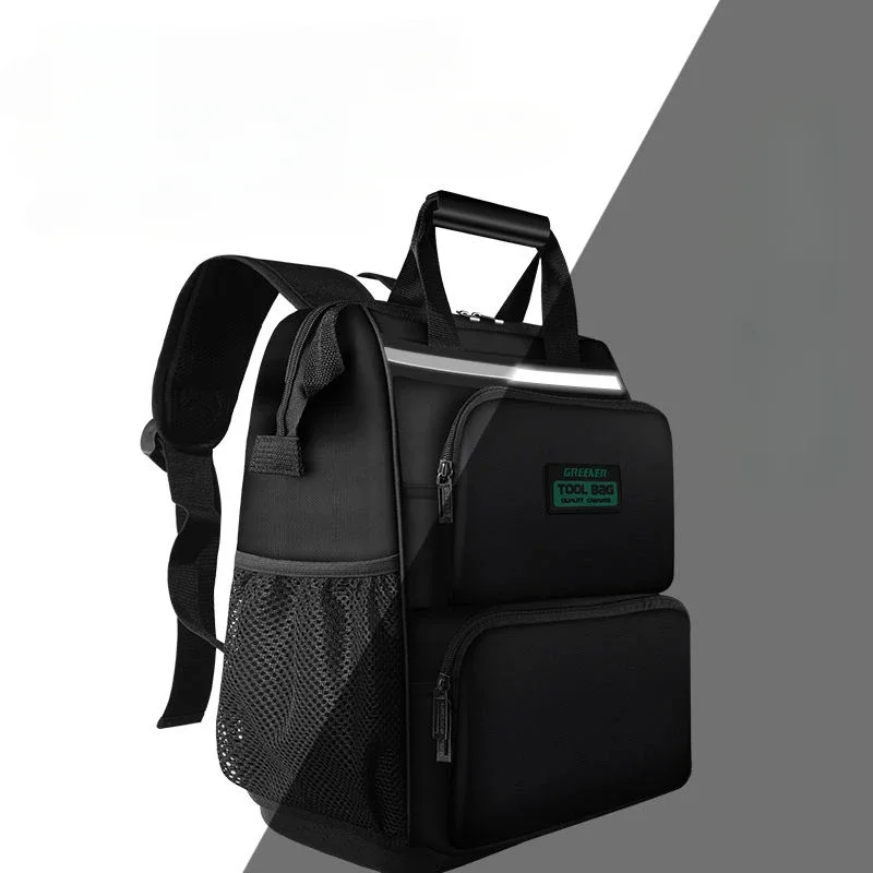 Mochila de herramientas de electricista, bolsa de Orgamizer, suministros de carpintería profesional, accesorios, maletín de trabajo, caja de