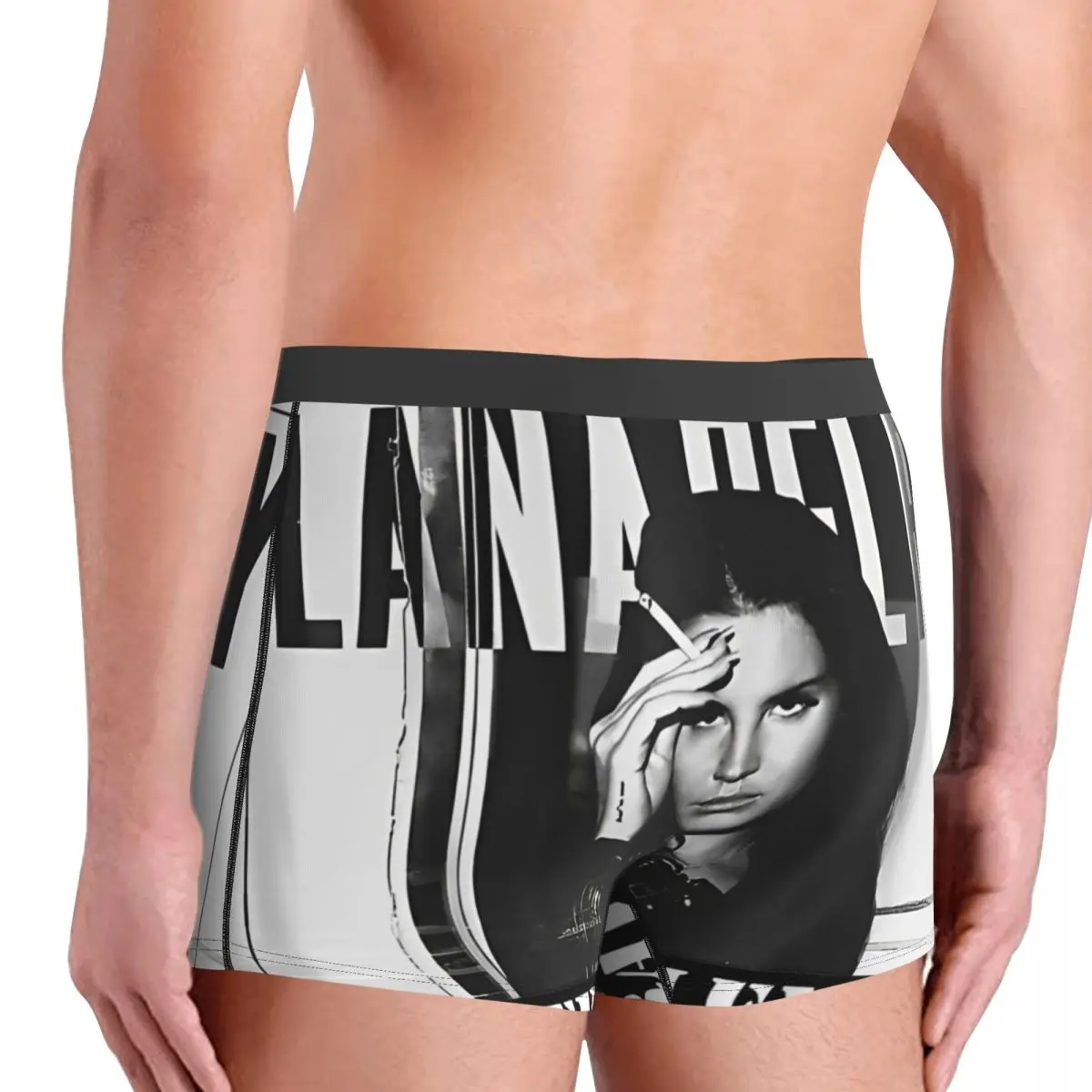 لانا ديل ري Ldr الإبحار الملابس الداخلية الأمريكية المغني رجل السراويل ملخصات تمتد سراويل بوكسر عالية الجودة طباعة حجم كبير سراويل