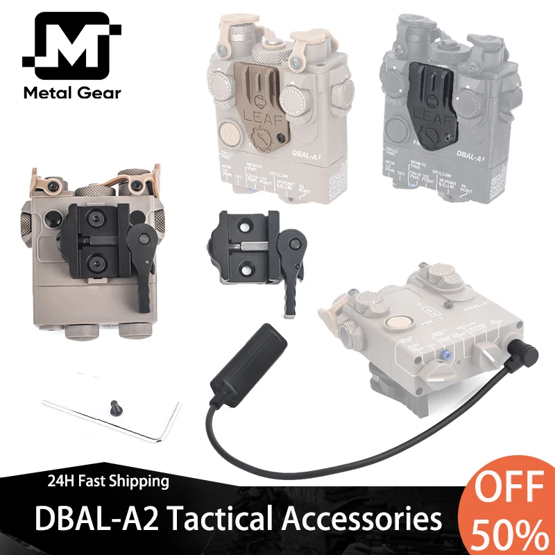 DBAL-A2 Tactical Hunting Accessories Airsoft DBAL Metal QD Fast Mounting Base Mini Dbal Leaf Front Sight Pressure Switch