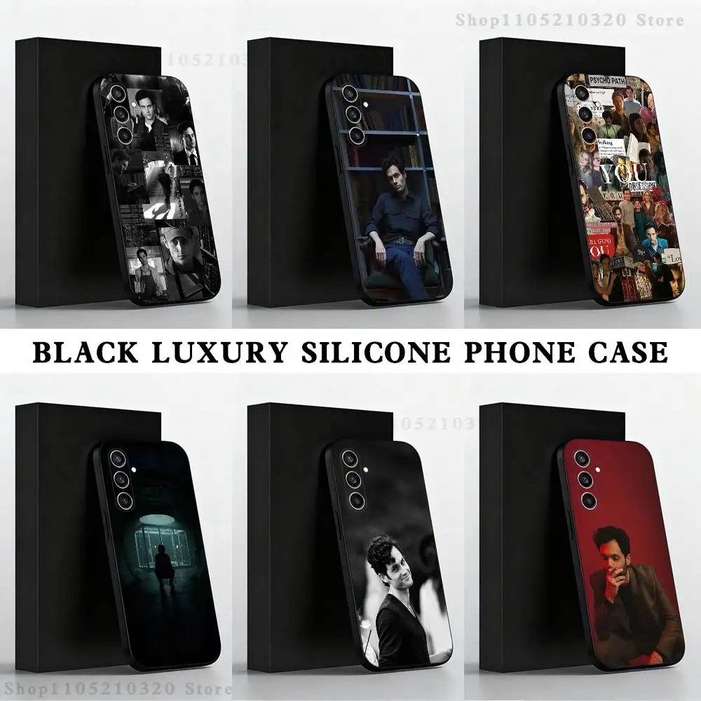 Custodia per telefono Joe G-Goldberg Y-You Series per Samsung S25, S24, S23, S22, S21, S20, S10, Ultra, Plus, Lite, FE, Cover morbida in silicone nero