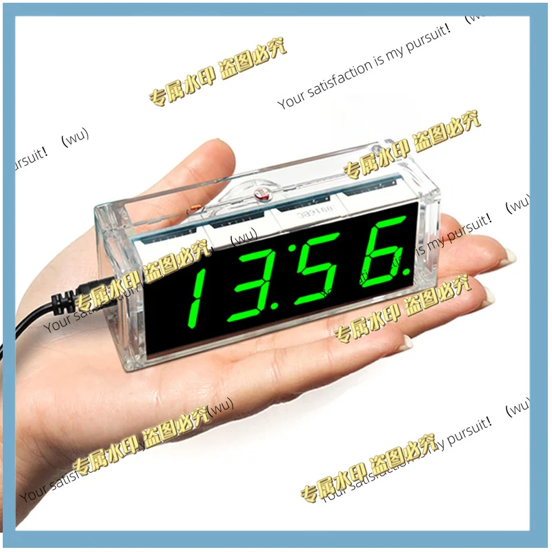 Multifunctional DIY electronic clock kit LED, 51 microcontroller, time alarm clock, date, temperature display