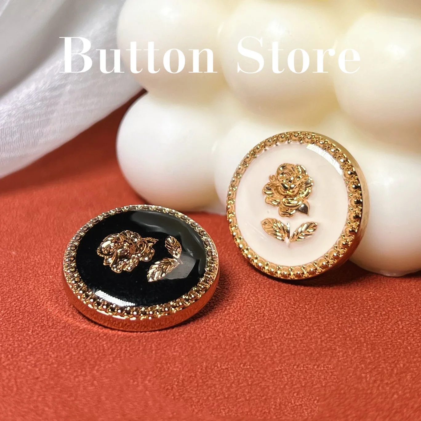 10pcs/lot Vintage Flower Buttons for Clothes DIY Sewing Accessories Button Embellishments for Clothing Shirt Coat Jacket Buttons