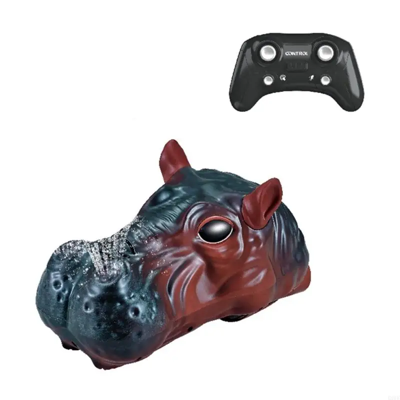 K9FF 2.4G รีโมทคอนโทรล กันน้ำ Hippo ใบพัดคู่ของเล่นเด็กวันเกิด