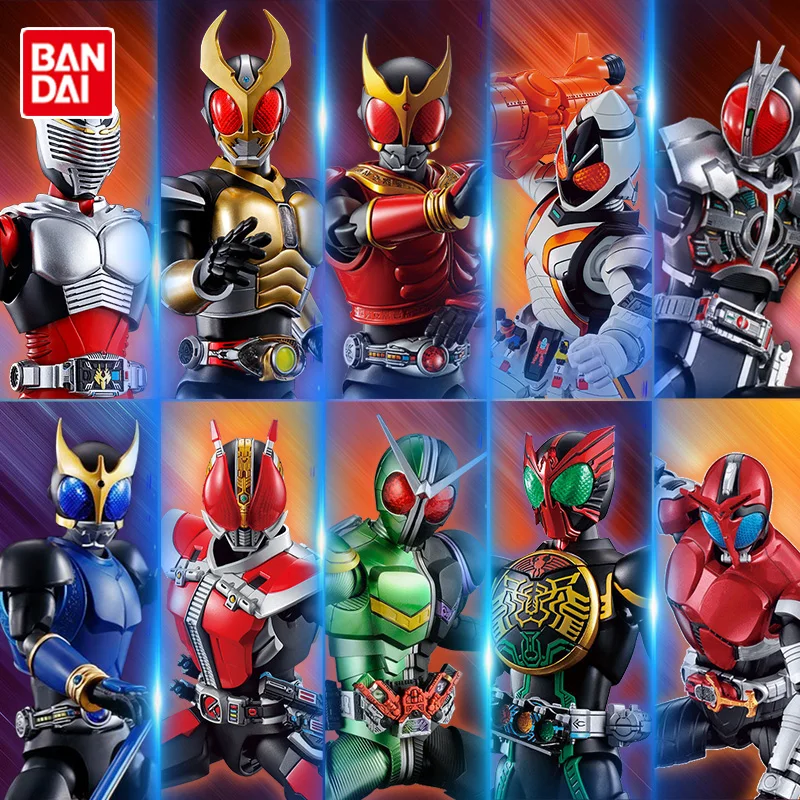 

Bandai Figure-Rise Standard FRS Model Kit-Kamen Rider Kabuto, Ryuki, Decade, Faiz, Zi-O, W, Kuuga Ultimate Form — собранный подарок