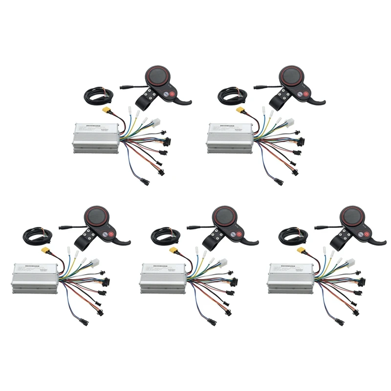 

5X 48V 25A Electric Scooter Controller Dashboard Kit With TF-100 Display Scooter For KUGOO M4 Electric Scooter Parts