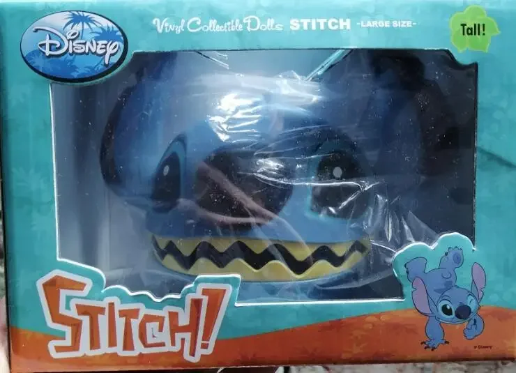 Caja de almacenamiento de dibujos animados de Disney Lilo & Stitch, modelo de figura de acción, muñeca, juguete de decoración, regalo de cumpleaños de Navidad para niños y niñas