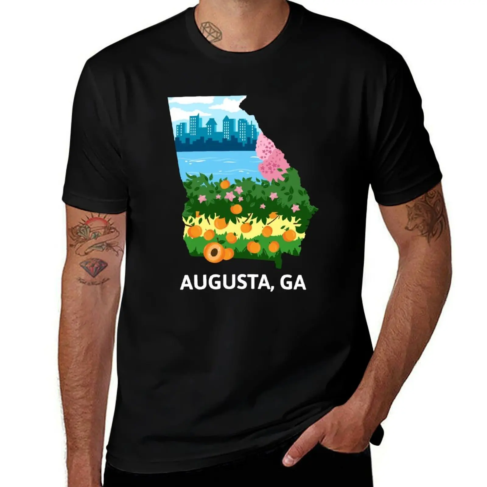 Augusta, Georgia T-Shirt Anti-Wrinkle Short Sleeve T-Shirt