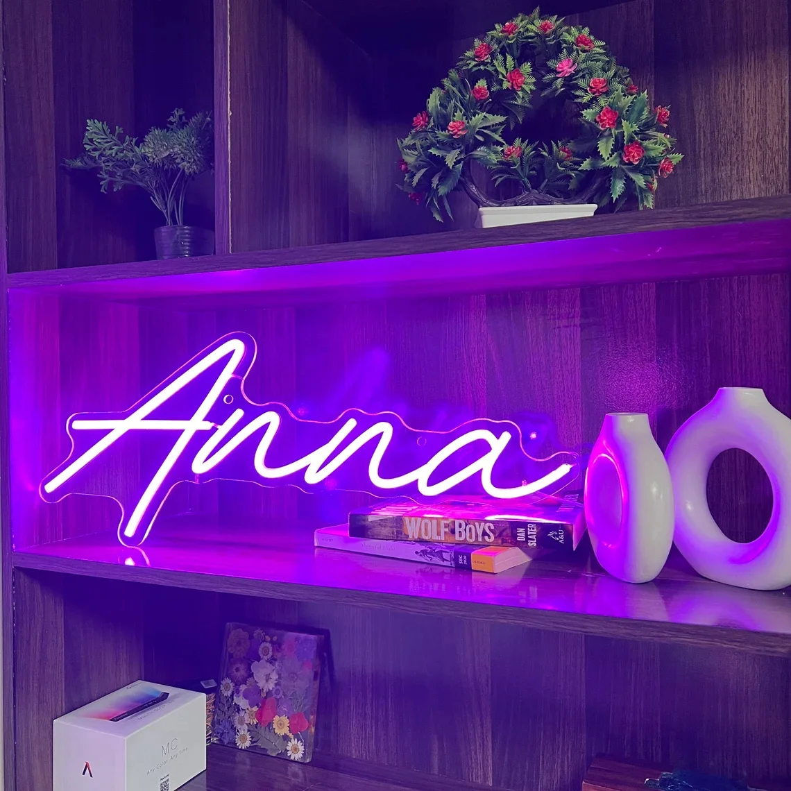 

Неоновая вывеска на заказ, светодиодная неоновая вывеска с именем USB для декора стен комнаты, спальни, украшения вечеринки, неоновый подарок на день рождения