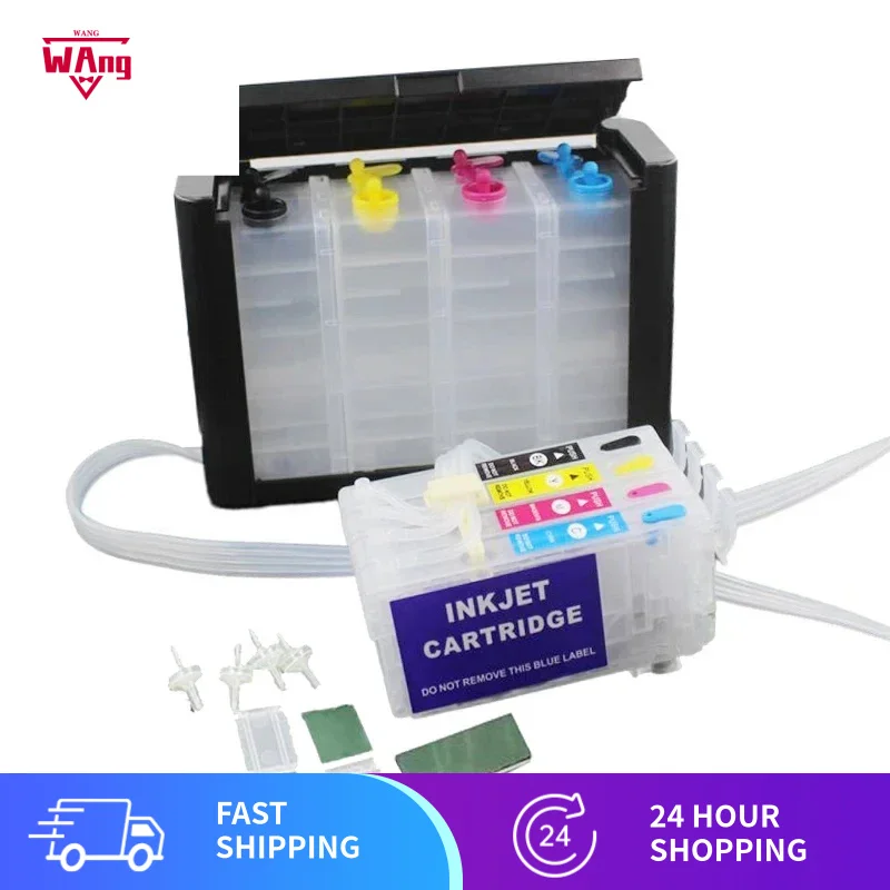 

405 405XL Bulk Ink Ciss System For Epson WF-3825 WF-4820 WF-4825 WF-4830 WF-7830 WF7820 WF-7835 WF-7840 WF-7310 Without Chip