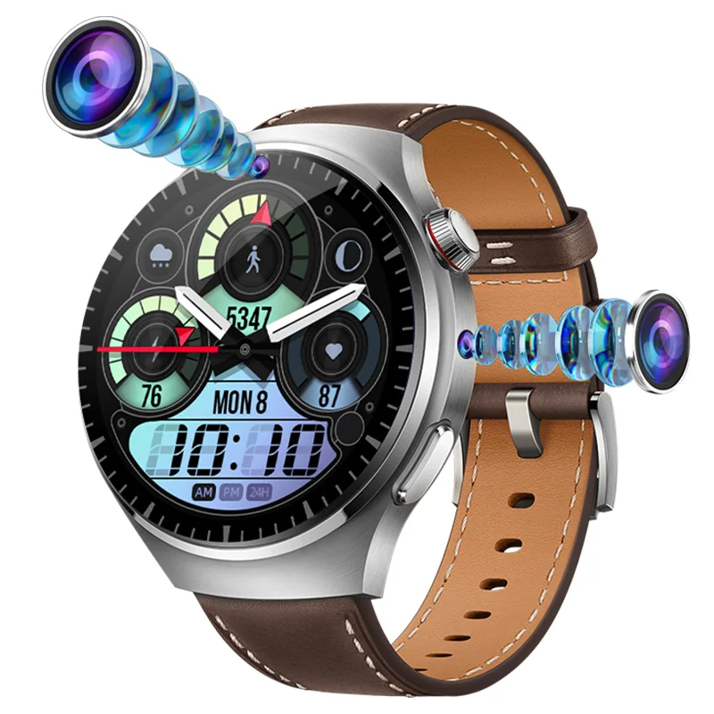 2024 4g smartwatch b14 câmera dupla ip67 à prova dip67 água 1.62 Polegada tela 700mah bateria bluetooth chamada de carregamento sem fio