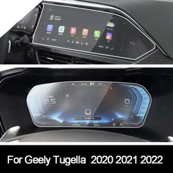 For Geely Tugella FY11 2020-2022 Navigation Tempered HD LCD Screen Film Car Central Control Display Screen Protector Accessories