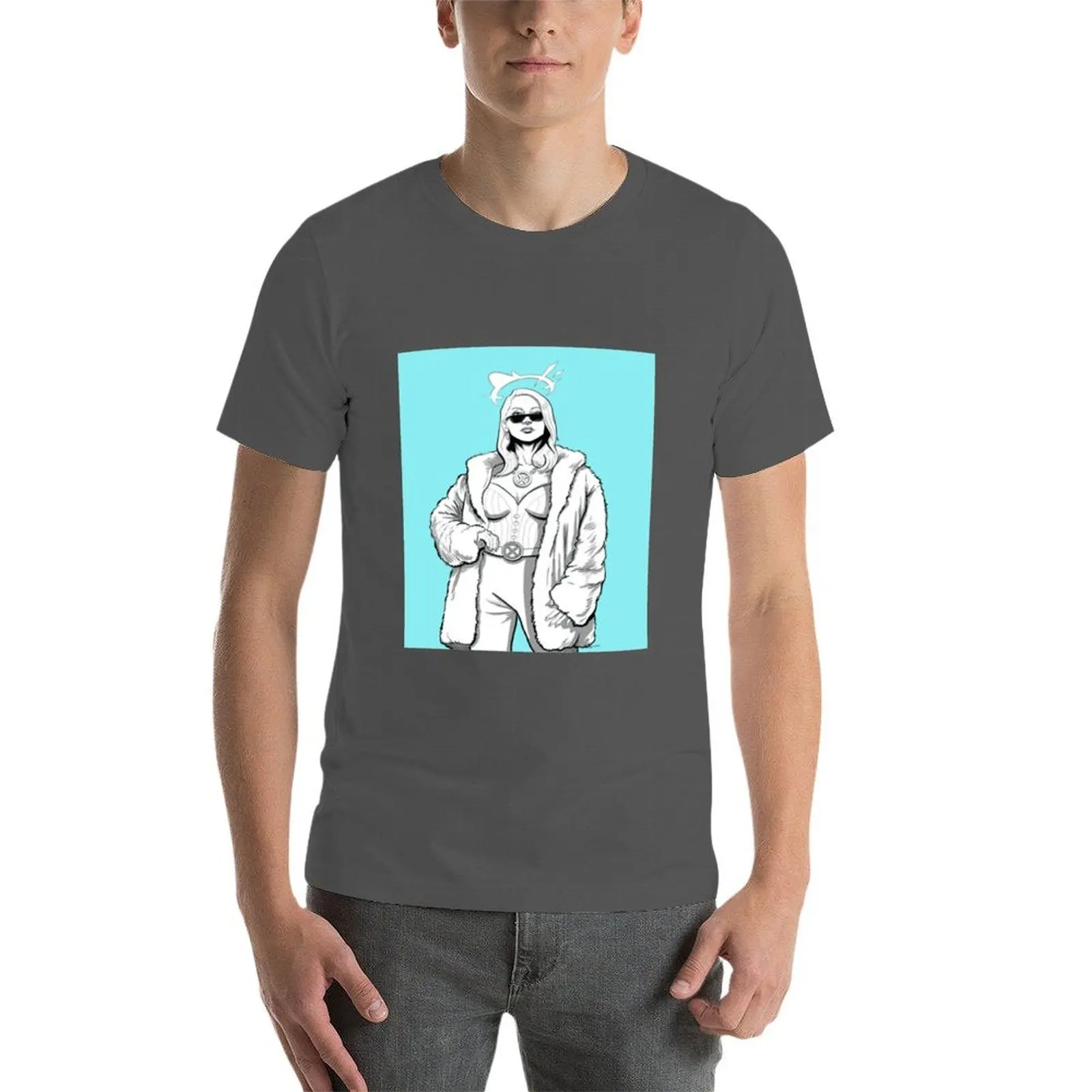 إيما فروست هو 100% أن متحولة تي شيرت تي شيرت قطن 100% تي شيرت للرجال تي شيرت جرافيك تي شيرت