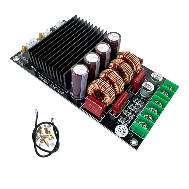 

TPA3255 2X300w Stereo 600W Class D Audio Sound Amp HIFI Digital Amplifier Board For Car Speaker Subwoofer Home