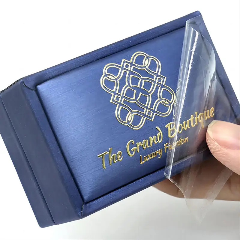 Original Design Custom Hot Stamping 3D Holographic Foil Transfer Sticker, Custom Logo Personalized Crystal Adhesive Sticker
