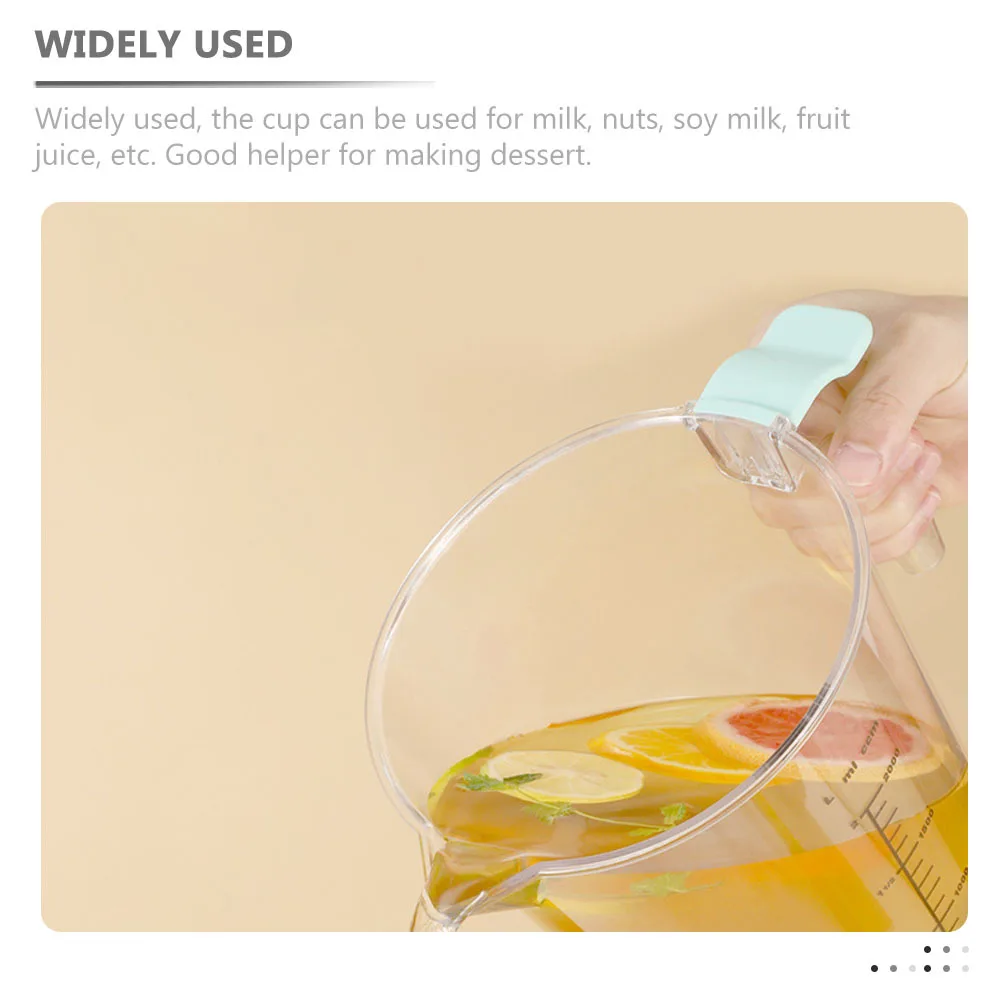 

Milk Tea Measuring Cup Premium Acrylic Household Kitchen Tool with Scale Easy Clean Large Capacity Coffee Milk Juice Cup