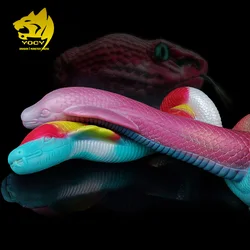 YOCY Realistic Cobra Snake Monster Dildo Giant Fantasy Butt Plug Soft Silicone Anal Fetish Sex Toy For Men With Suction Cup