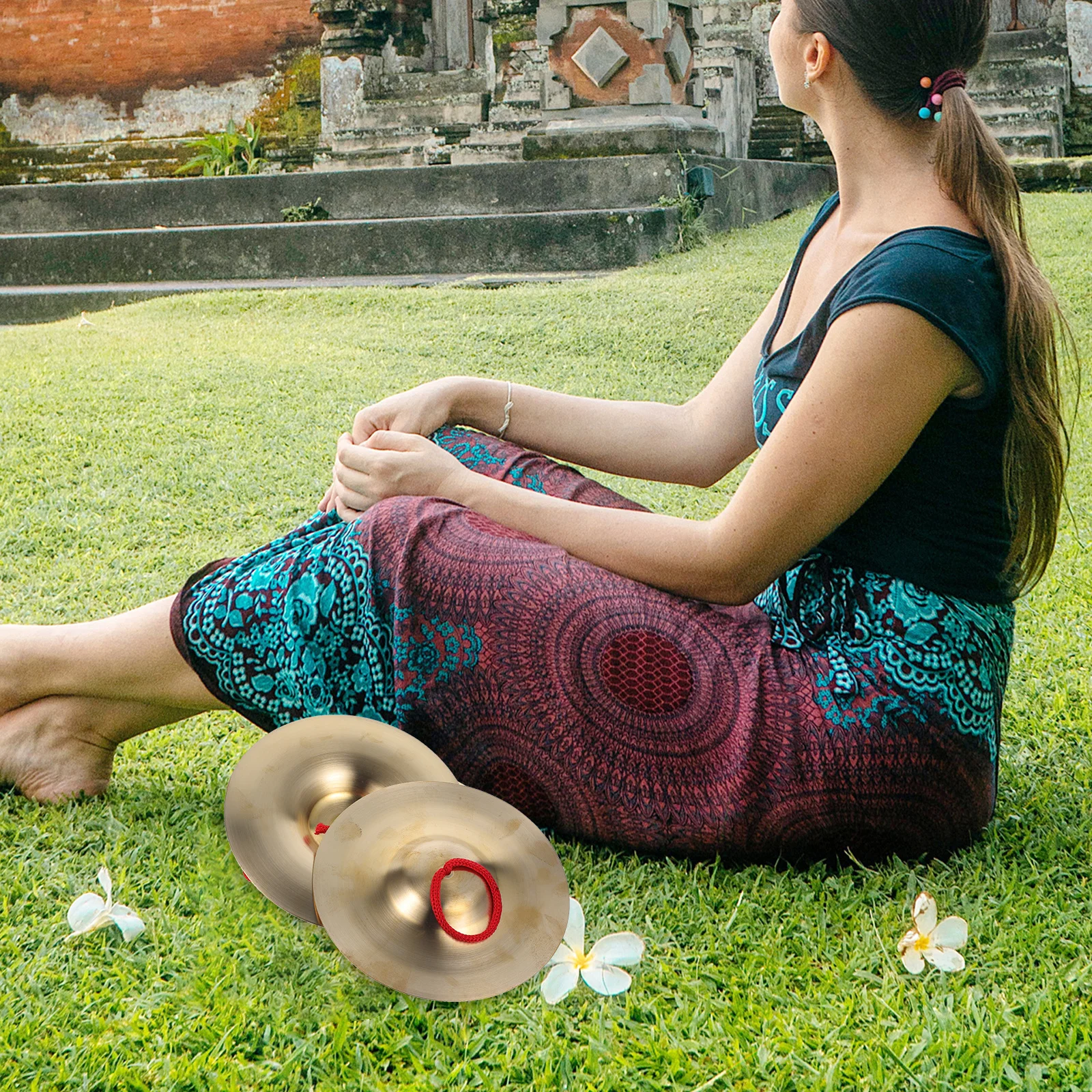 

1 Pair Hand Cymbals Kids Musical Instrument Small Metal Percussion For Children Dancing Party Stage Performance Educational Tool