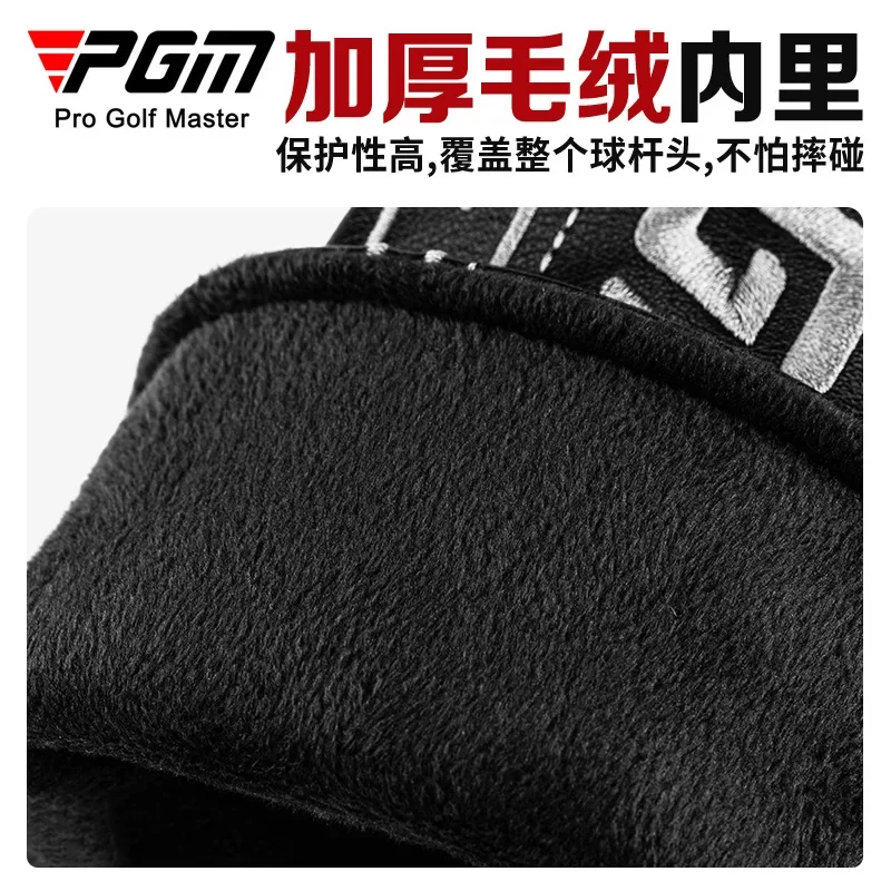 New PGM Golf Club Cover Universal Wooden Club Cover Push Rod Cover Waterproof Club Ball Head Cap Protective