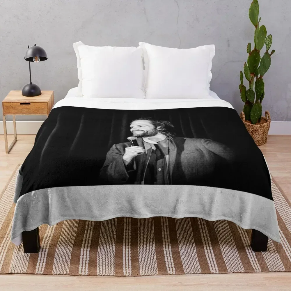 

Jared Padalecki Throw Blanket All Season Lightweight Soft Blanket for Bed