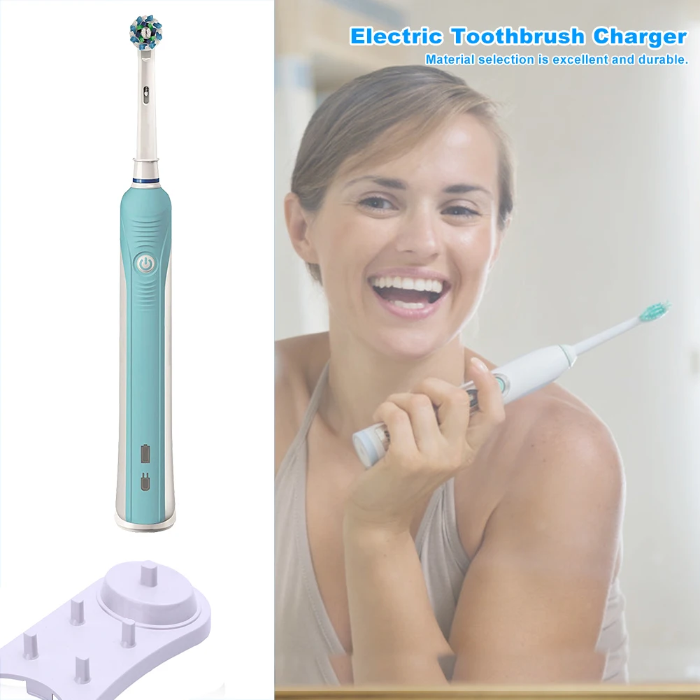 Electric Toothbrush Base Stand Brush Heads Holder for Oral B with Charger Holes