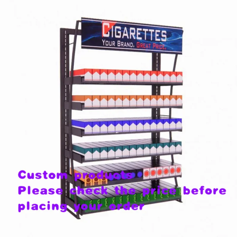 custom.Pusher Display Racks With LED