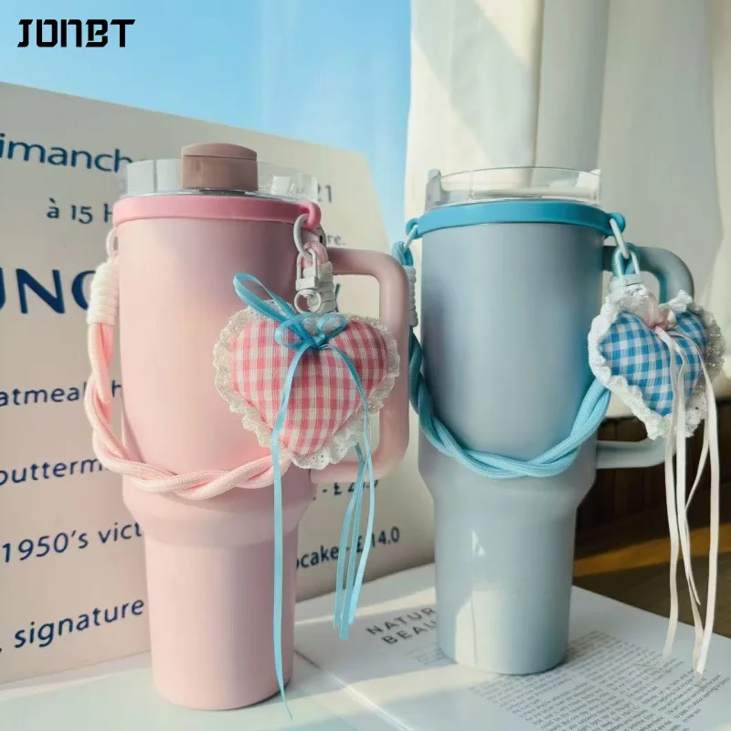 For Stanley Tumblers Cup Holder 30/40oz Universal Hand-held Lanyard Suitable 6-10cm Cup Mouth Silicone Sleeve Strap Accessories