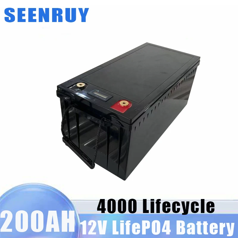 12V 200AH LifePO4 Battery Deep Cycle Rechargeable Battery Pack For Engery Storage System