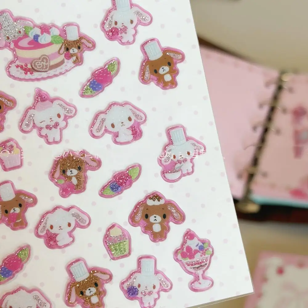 جديد سانريو Sugarbunnies الحلوى الإغاثة ثلاثية الأبعاد فقاعة القطن ملصق الفتاة جراب هاتف لتقوم بها بنفسك الإبداعية اليدوية لعبة الزخرفية هدية #5