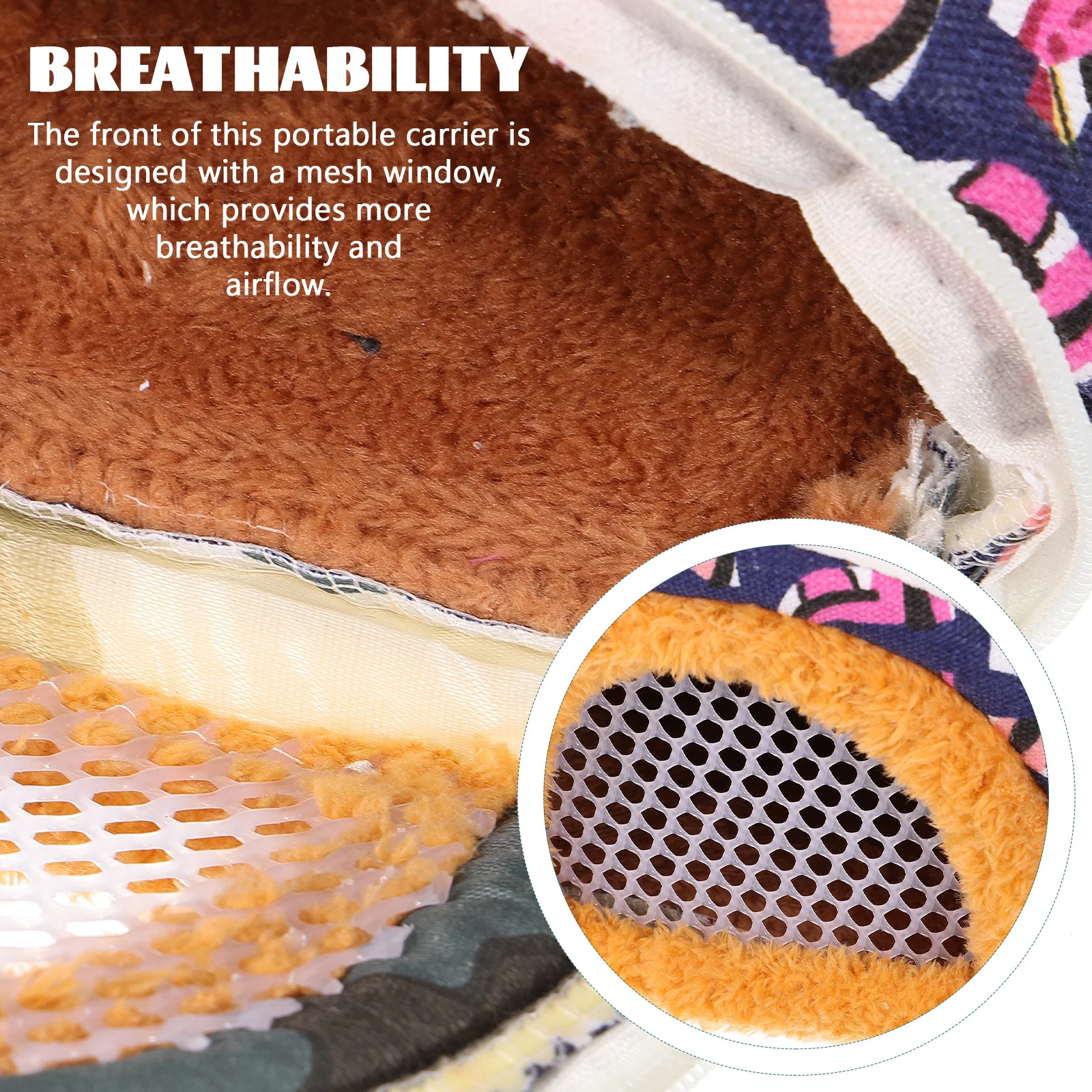 

Portable Hamster Carrier Bag Canvas Breathable Mesh Small Pet Travel Pouch Suitable for Hamster Guinea Pig Bunny Outdoor