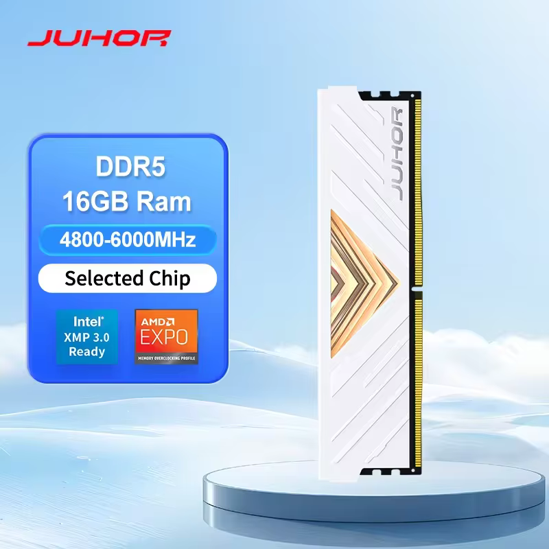 JUHOR DDR5 RAM 16GB 4800MHz  5600MHz 6000MHz Computer Gaming Desktop Memory