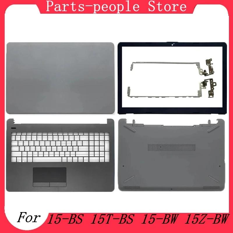 Gray For 15-BS 15T-BS 15-BW 15Z-BW 250 G6 255 G6 Laptop LCD Back Cover/Front Bezel/LCD Hinges/Palmrest/Bottom Case 929893-001