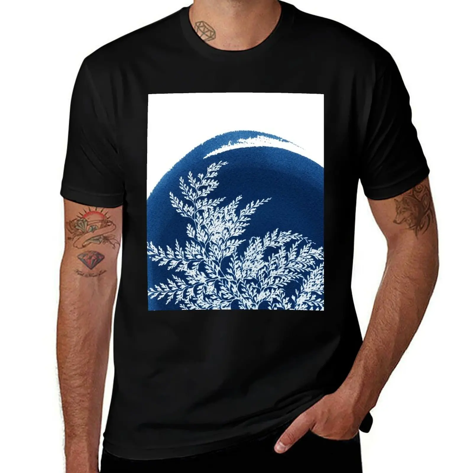 

Fern for man man t-shirt package T-Shirt t shirts cotton man cotton Palapalai Hawaiian black tshirt plain