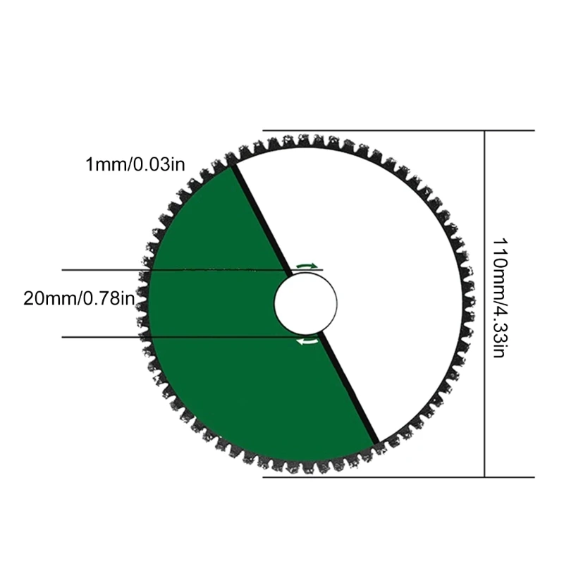 Manganeses Steel Milling Cutter Solid Circular Cutter Milling Cutter