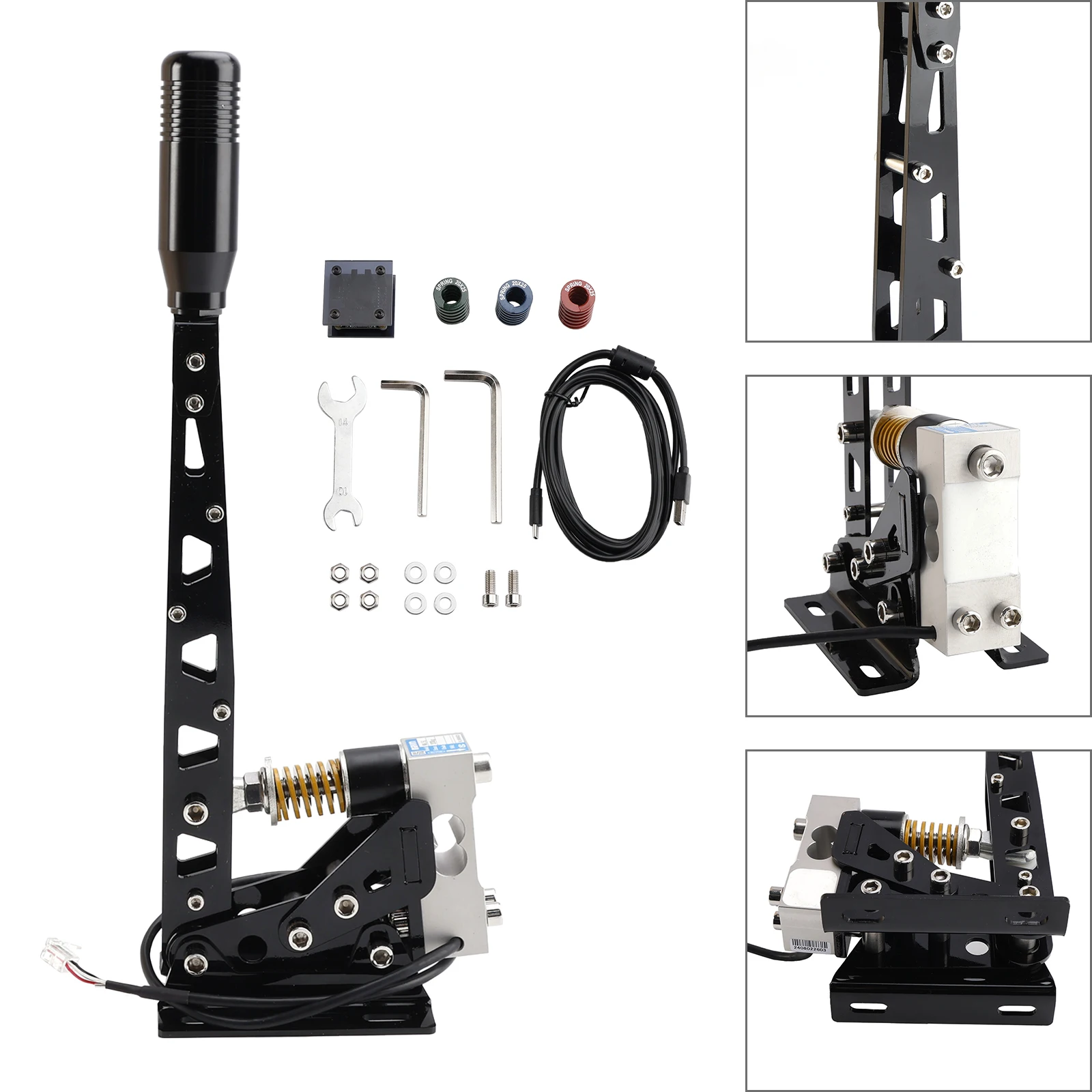 For Racing Games G25/G27/G29 T300 for 64bit 200KG Load Cell USB Handbrake SIM
