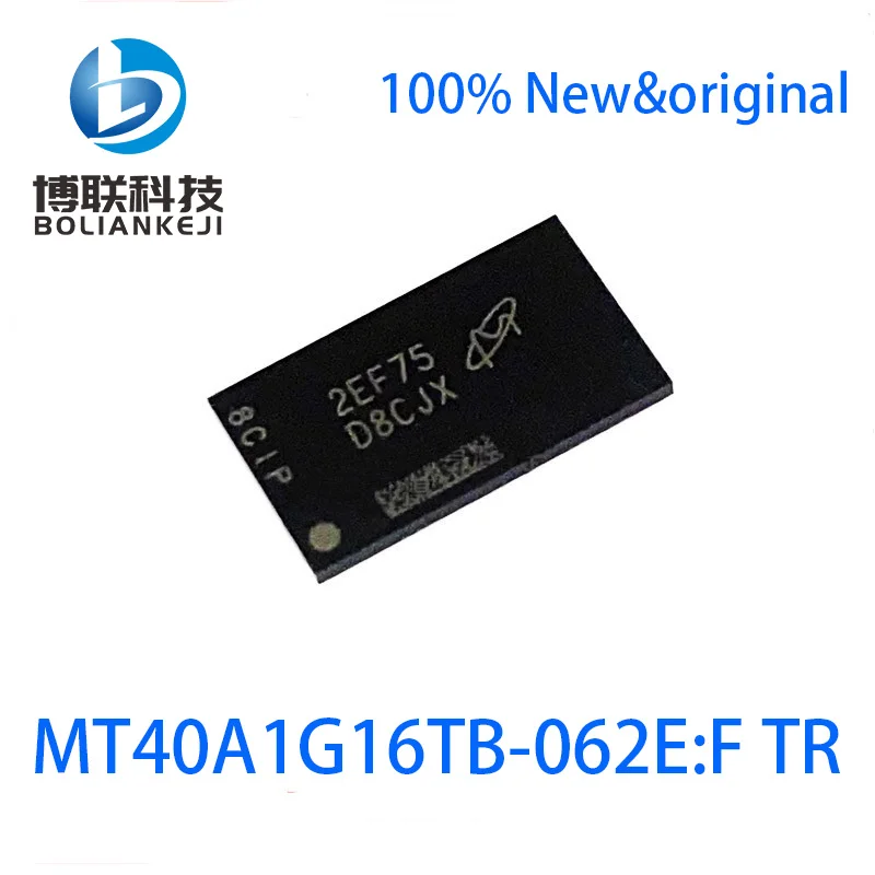 100% New&original MT40A1G16TB-062E:F FBGA-96(7.5x13) Synchronous Dynamic Random Access Memory (SDRAM)