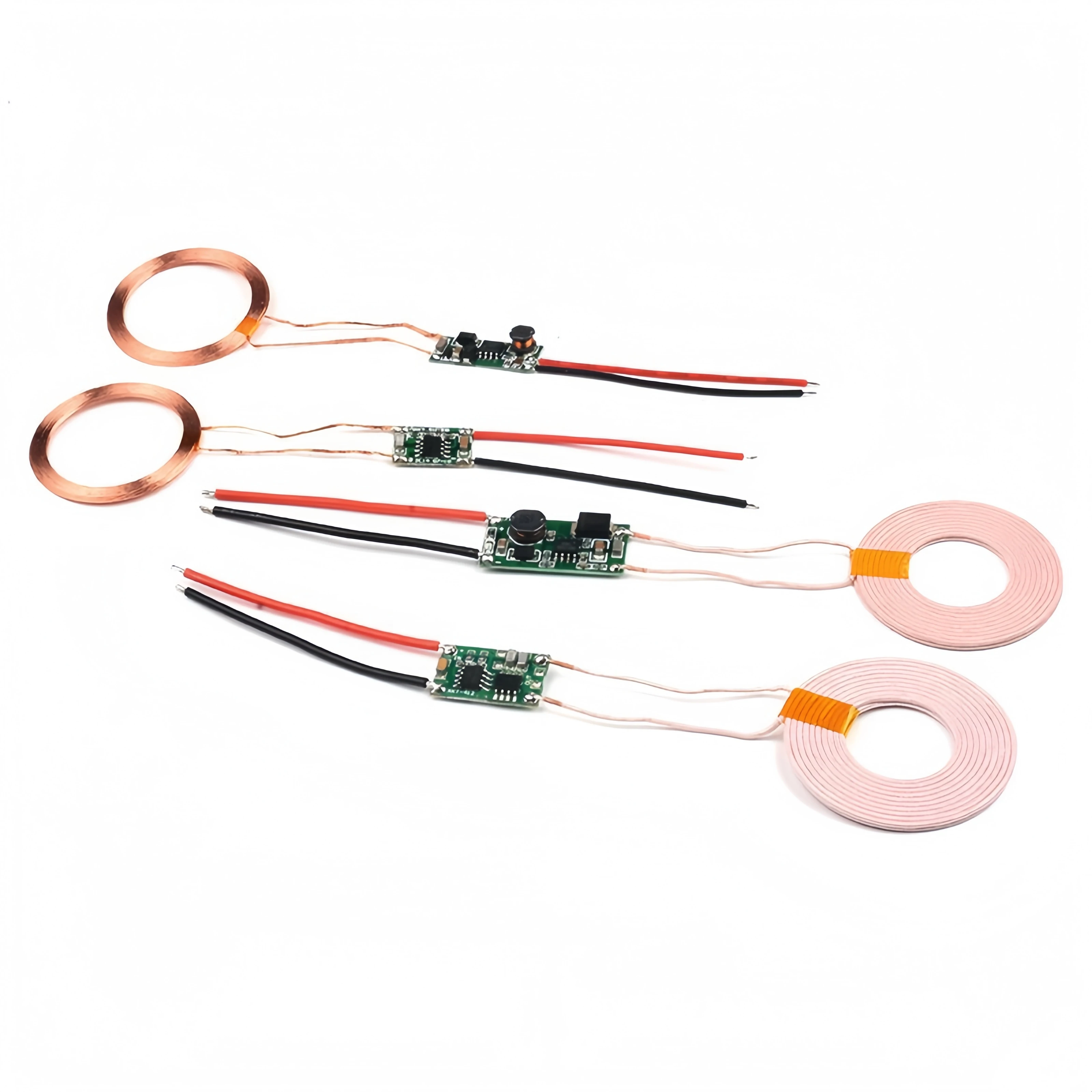 5V1A/5V2A wireless power supply module, wireless charging transmitter and receiver circuit board