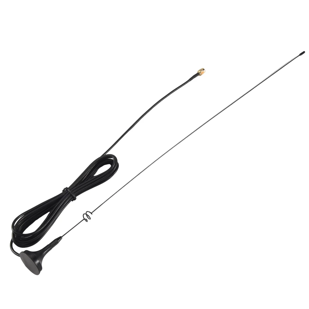 #700K UT-108UV SMA-M 144/430MHz Dual Band Magnet Antenna for Baofeng Radios (Black)
