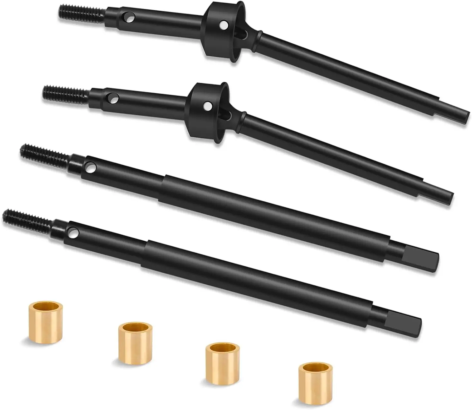 OGRC +5mm Extended Thread CVD Front Rear Axle Shafts Drive Shafts for 1/18 TRX4M Axles RC Upgrade Parts