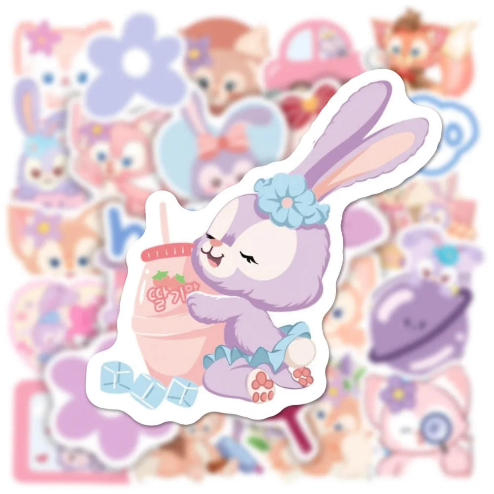 10/30/50pcs Cute Disney Character LinaBell Stickers Kawaii Cartoon Graffiti Sticker fai da te telefono cancelleria bagagli decalcomanie giocattolo