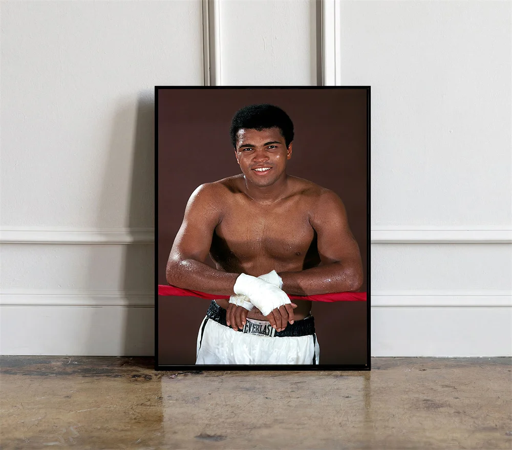 Motivational Boxer Wall Painting Poster Modern Canvas Painting Suitable for Living Room Home Decor Print Picture Inspiration