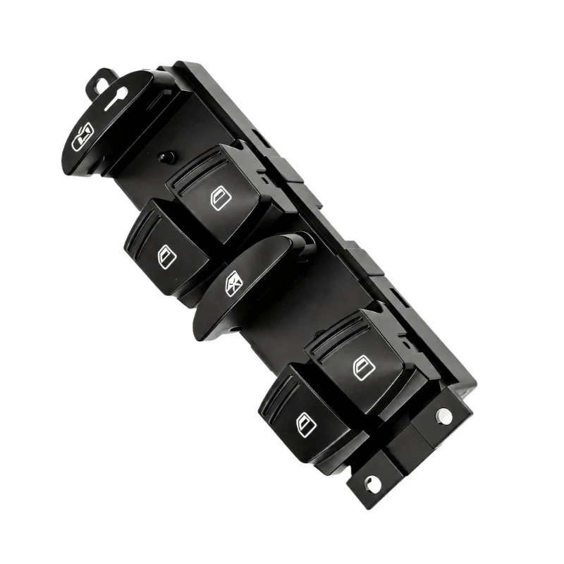 Vehicle Window Control Assembly 7L5959857B with Four Individual Window Buttons, Window Lock and Door Lock Buttons for a D7YA