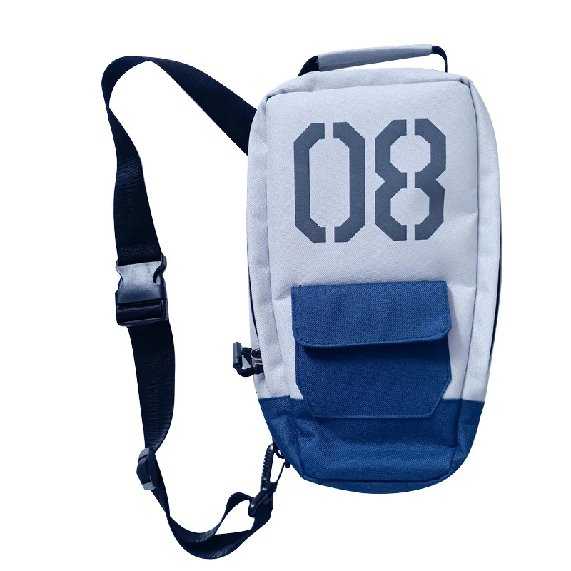 Brdwn GUNDAM Unisex Gundam 07/08MS Team Shield Shape Cosplay Polyester Shoulder Bag Chest Pack