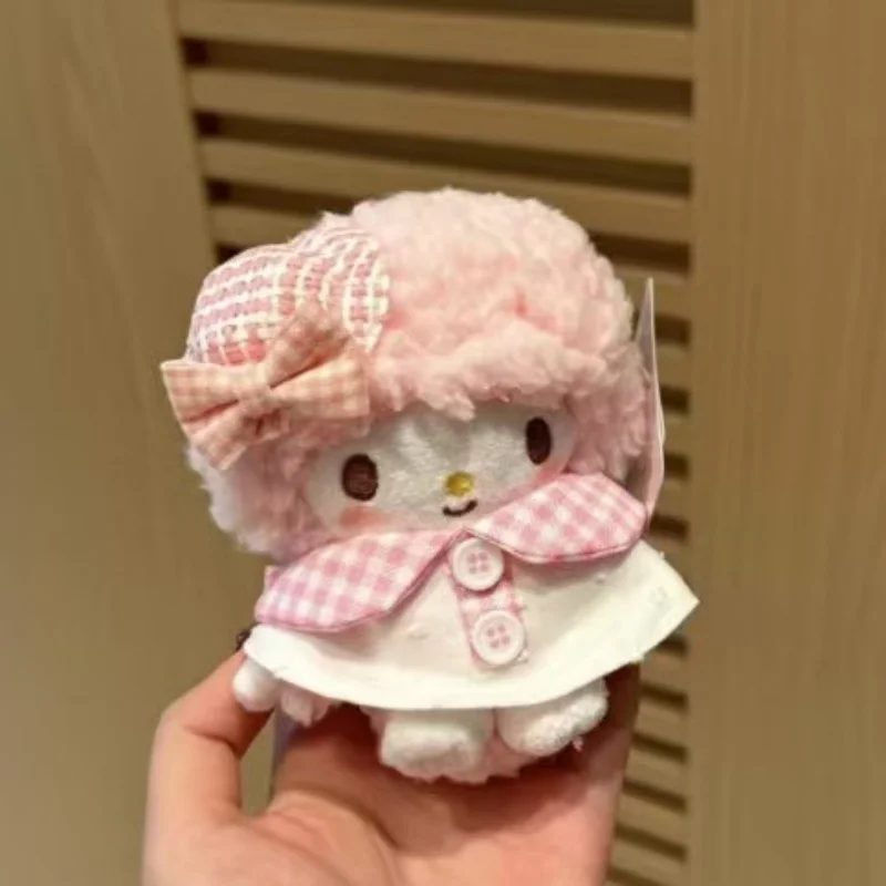 Sanrio Klavier Cartoon Weiches Plüschtier Engel Set Kleid Schlüsselanhänger Autoschlüssel Zubehör Handtasche Rucksack Dekoration Mädchen Weihnachtsgeschenk