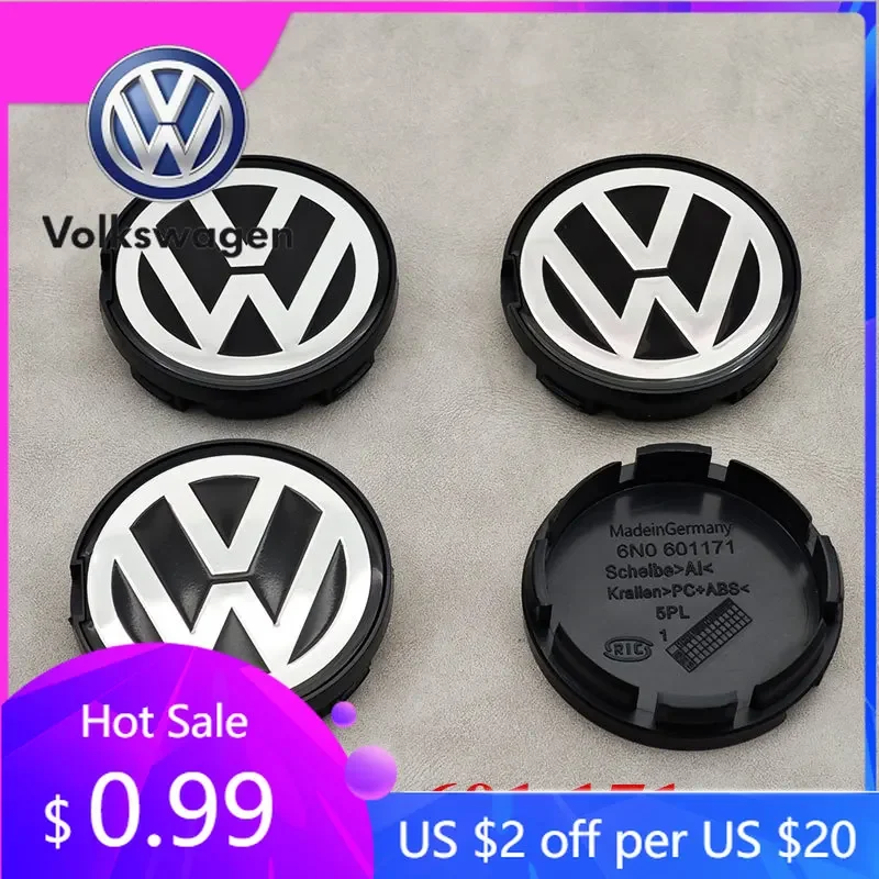 

For VW Volkswagen Jetta MK5 Golf 4pcs 55mm 56mm VW Logo Car Wheel Center Caps For Volkswagen VW Santana Bora Jetta Rims Hub Cove